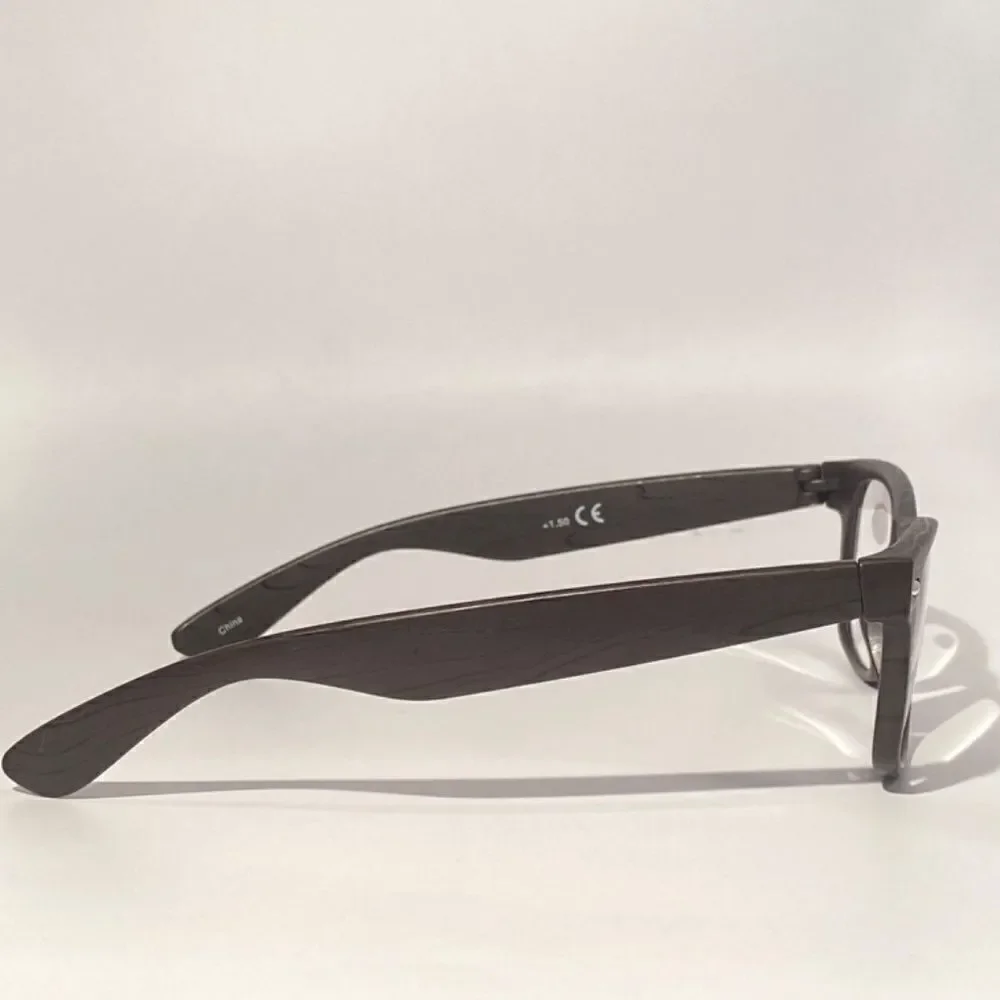 Reading Glasses  Rectangular Black  Frames 1.50 NWT
